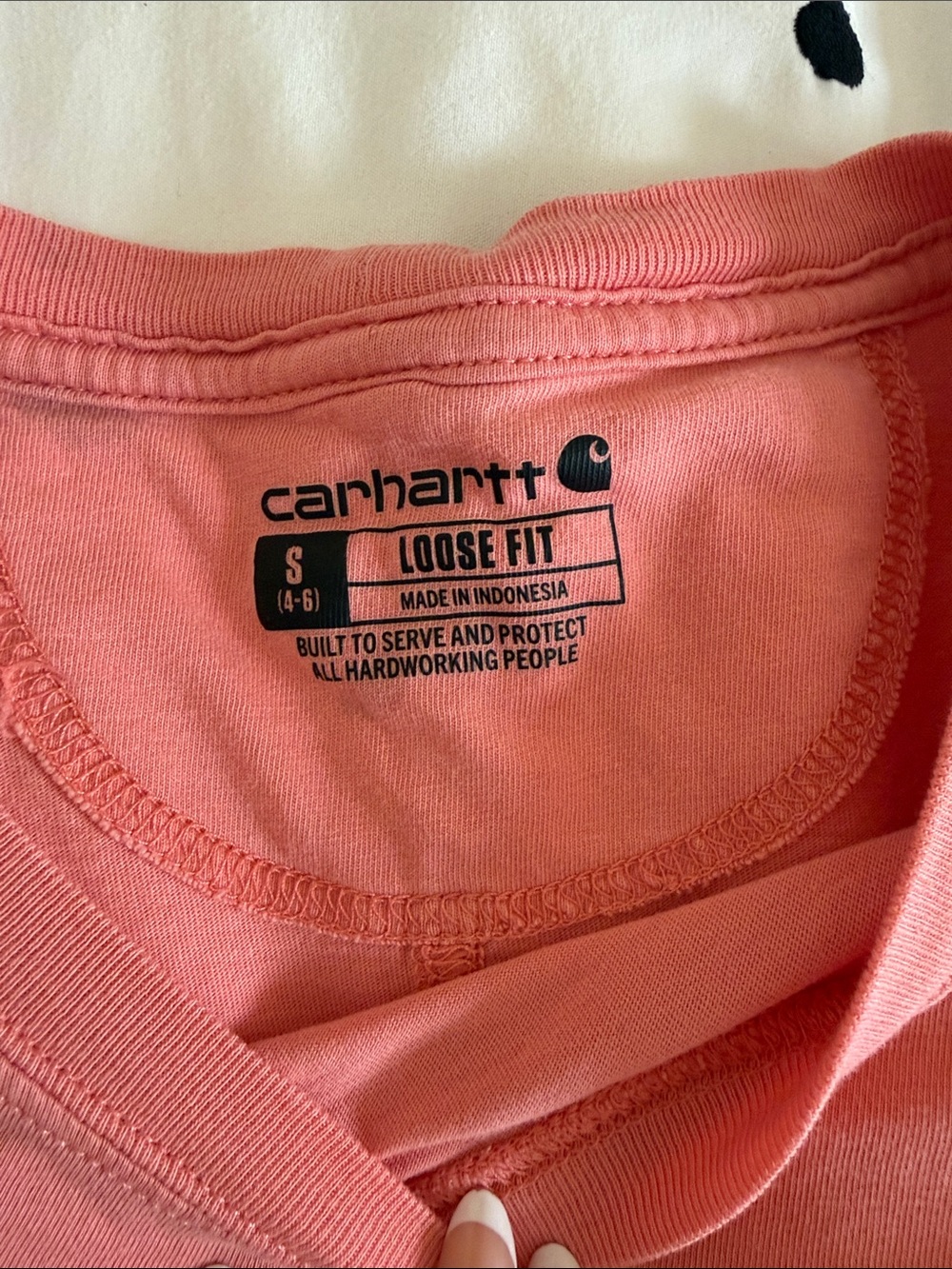 Carhartt Coral Short-Sleeve Pocket Tee - Picture 2 of 3